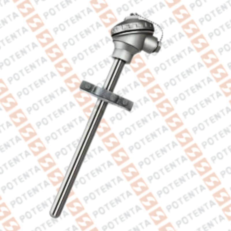 Termocupla K ID05, cabezal alumi, b/inconel 601= 1/2x36plg, cn=brida ajustable, Pyromation