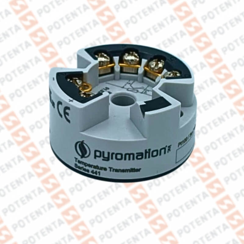Transmisor temperatura, programable, rtd/temocupla, 4-20ma, montaje cabezal, Pyromation