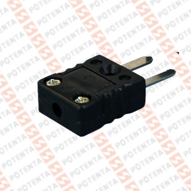 Accesorio conector mini macho, para Termocupla tipo J, Pyromation
