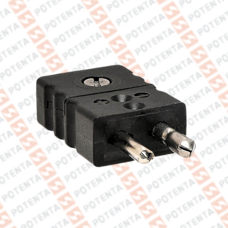 Accesorio conector grande macho, para Termocupla tipo J, Pyromation