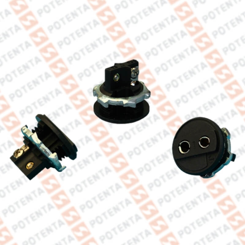Accesorio conector grande hembra, montaje en panel para Termocupla tipo K, Pyromation