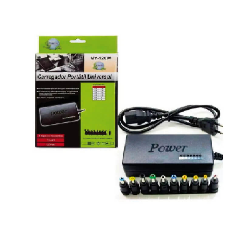 CARGADOR PORTATIL UNIVERSAL AAA MY.120 W 8 CONECTORES 120 W