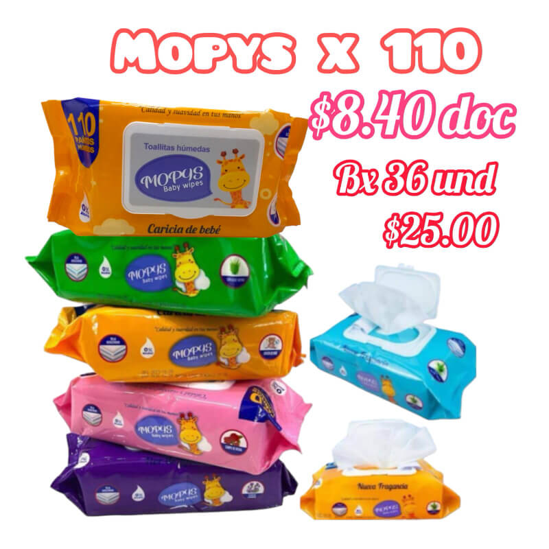 Pañitos Húmedos MOPYS 110
