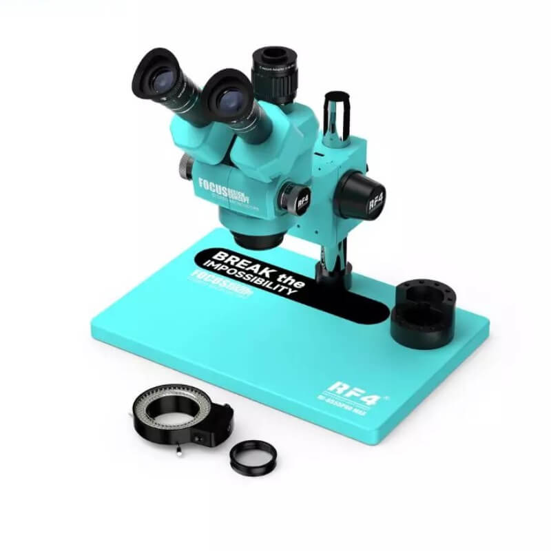 Microscopio Trinocular RF4 RF-6555 PRO MAX: Alta Calidad