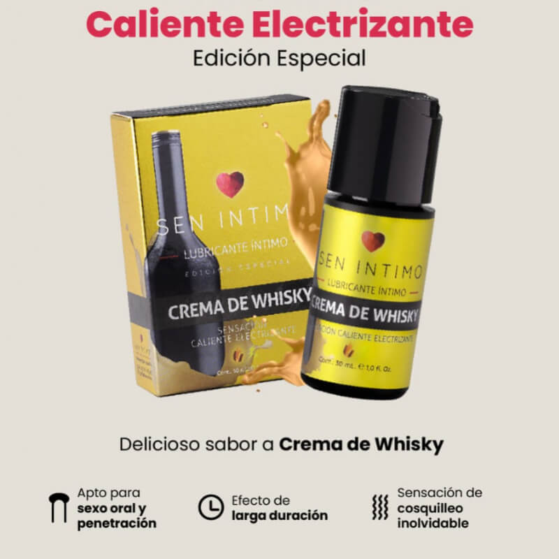 ELECTRIZANTE CREMA DE WHISKY EDICIÓN ESPECIAL X 30ML