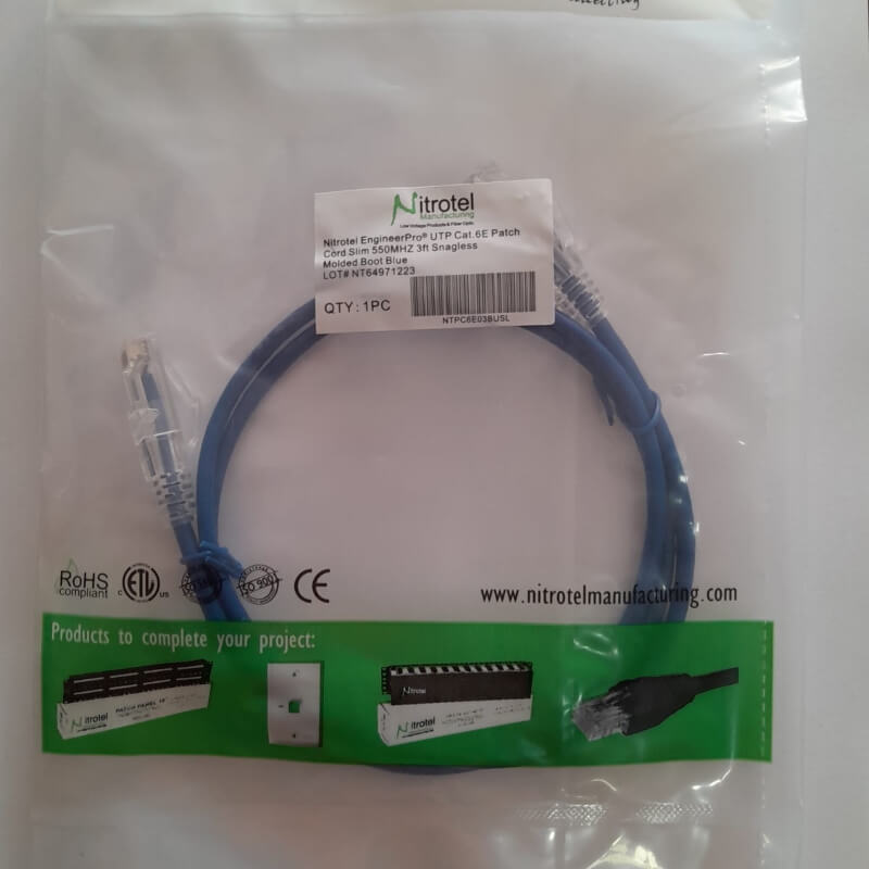 CABLE DE RED CAT 6E