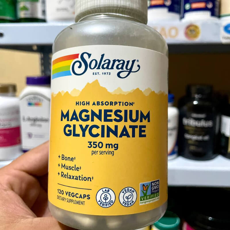 GLYCINATO DE MAGNESIO 350 MG