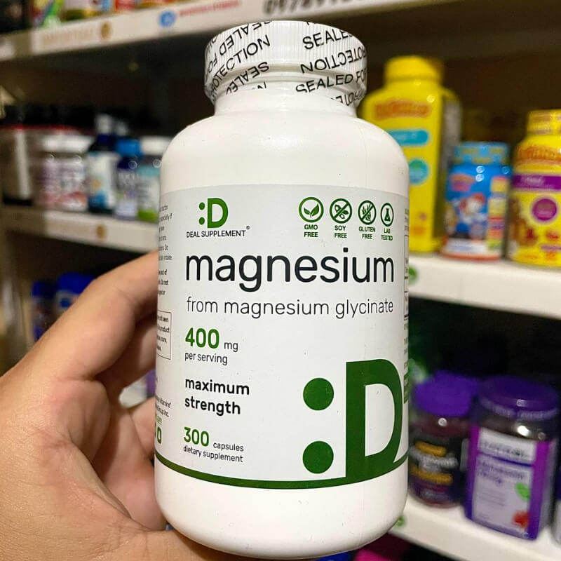 GLYCINATO DE MAGNESIO 400 MG