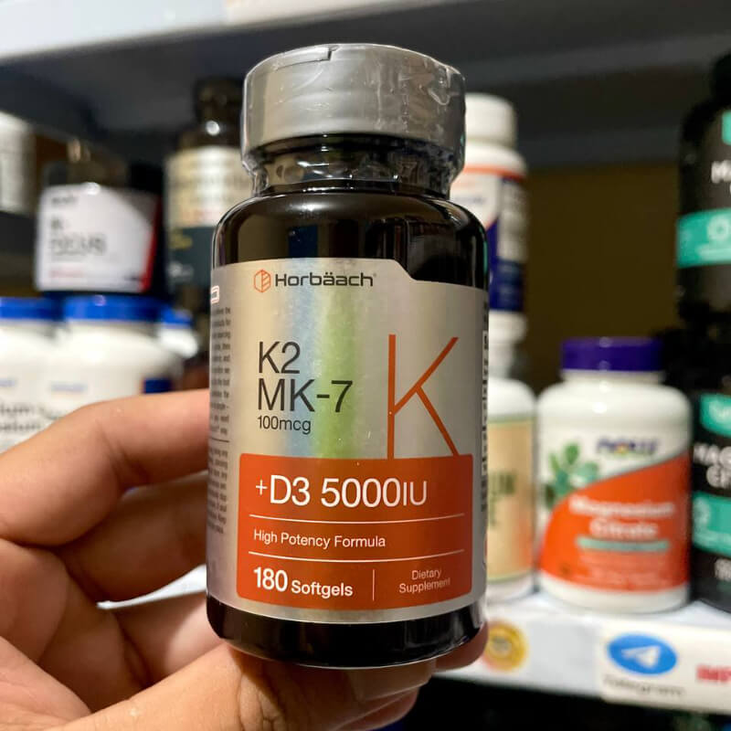 VITAMINA K2 D3 HORBAACH 180UNDS