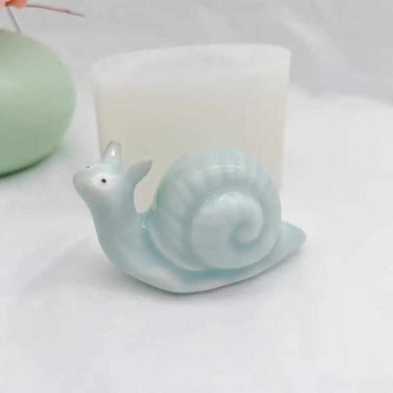 Molde de silicona de Caracol grande para uso en porcelana fría, cemento, velas, chocolate.