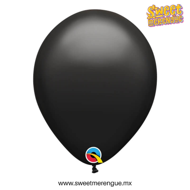 Globos de Látex Premium #11 Negro Ónix – Elegancia Atemporal para Decoraciones Sofisticadas | Sweet Merengue