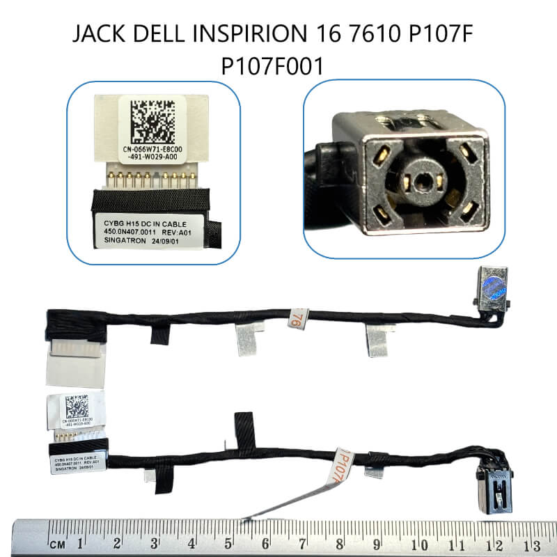JACK DELL Inspiron 16 7610 P107F P107F001