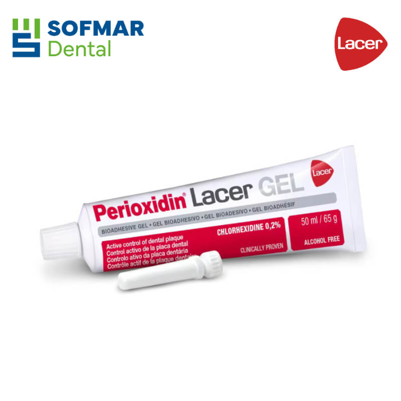 Perioxidin Lacer Gel Bioadhesivo 0.2% Clorhexidina | Control de Placa, Gingivitis y Uso Postquirúrgico – 50 ml | Depósito Dental Sofmar