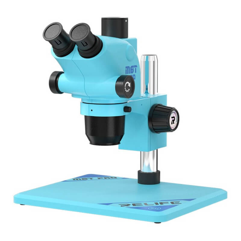 Microscopio Trinocular Relife RL-M6T PRO-B11 Celeste