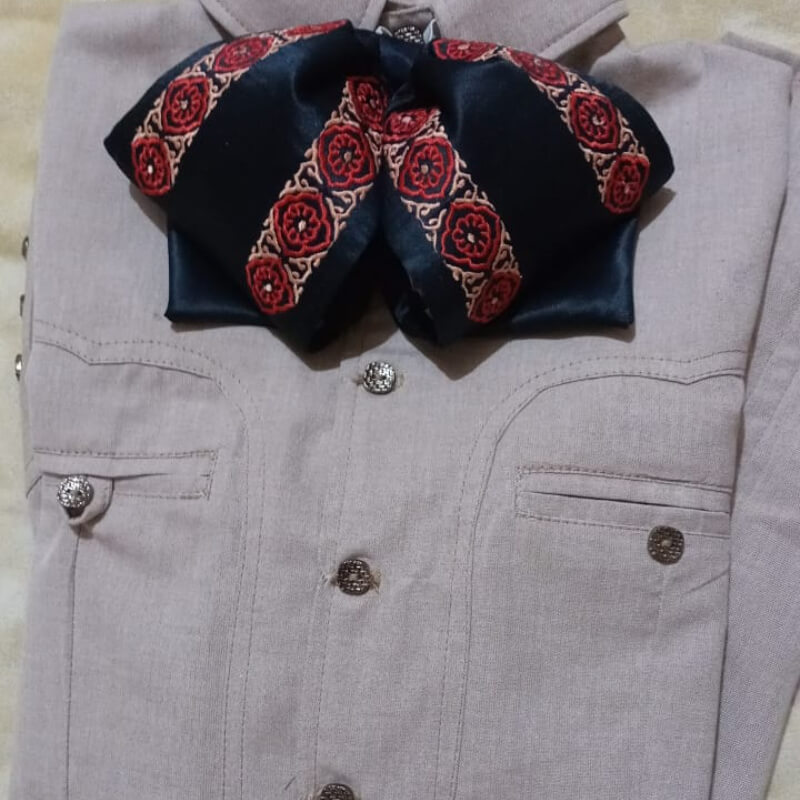 Camisa Charra Lisa de Algodón | Confección Tradicional a la Medida