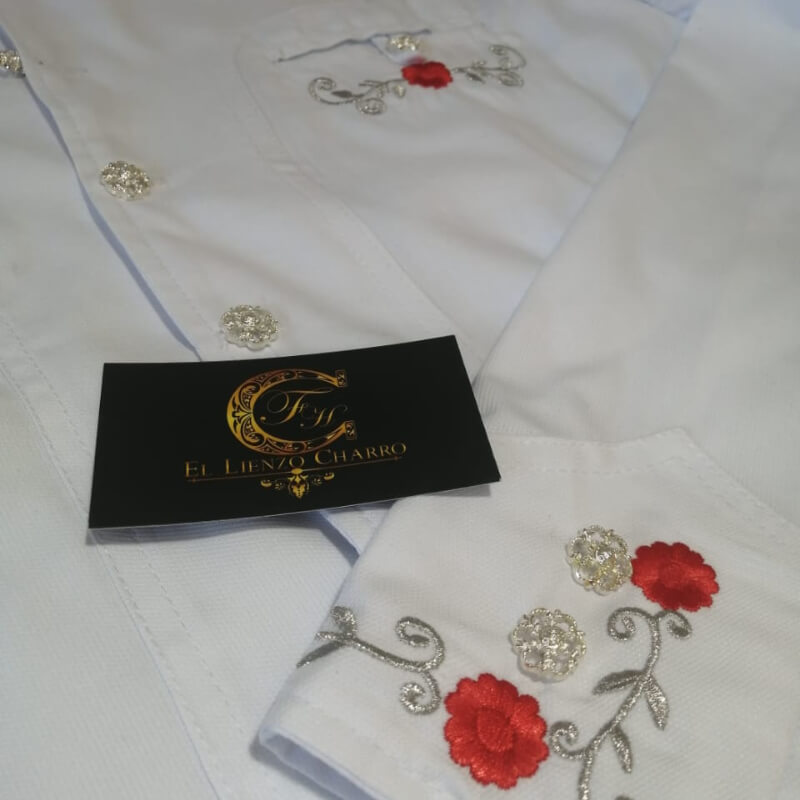 Camisa Charra Bordada a Máquina | Diseños Tradicionales en Algodón Hechos a la Medida