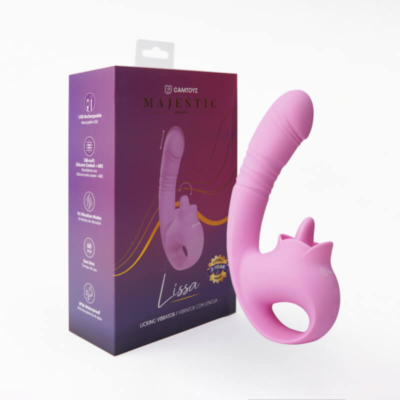 ESTIMULADOR CON LENGUA LISSA MAJESTIC