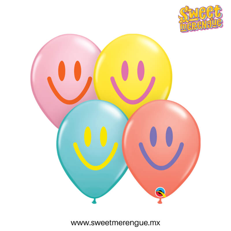 Globos de Látex #11 Sonrisa Colorida – Combinación de Colores Alegres para Fiestas Divertidas | Sweet Merengue