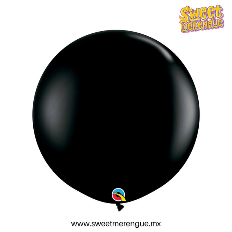 Globo Gigante de Látex #3 Negro Ónix – Elegancia Imponente para Decoraciones de Alto Impacto | Sweet Merengue