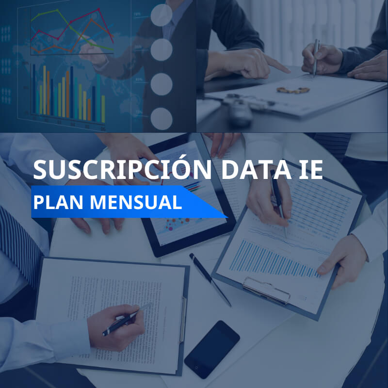 Suscripción Data IE plan mensual | Inteligencia Empresarial