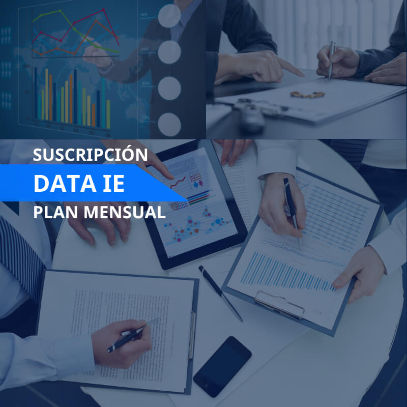 Suscripción Data IE plan mensual | Inteligencia Empresarial