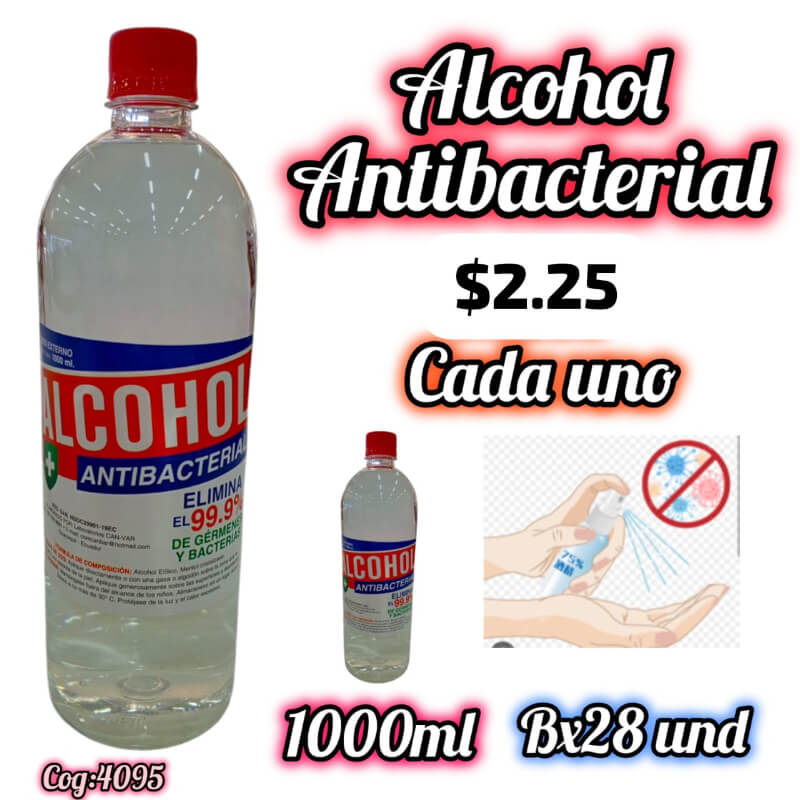 ALCOHOL ANTIBACTERIAL 1000 ML