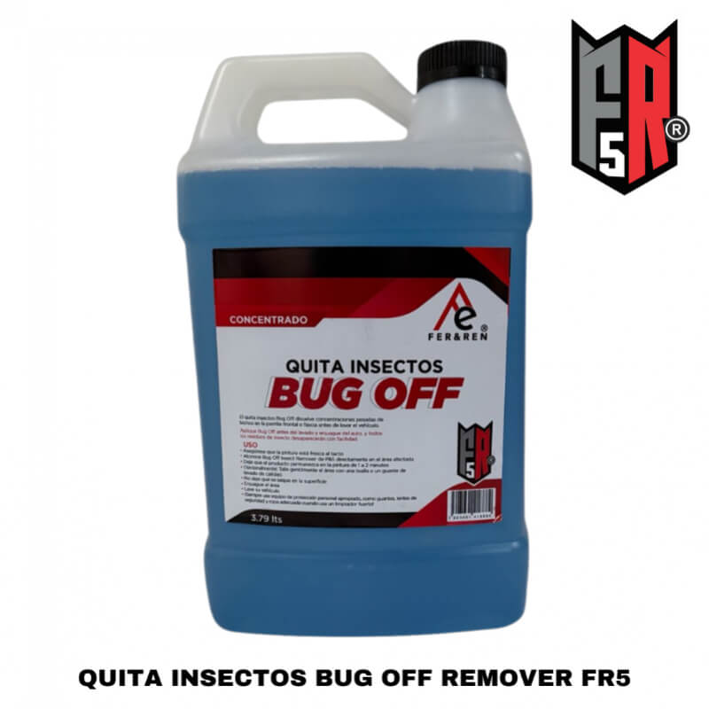 Quita Insectos FR5 – Bug Off Remover Concentrado 3.79 litros| Poder Industrial en Detailing Automotriz