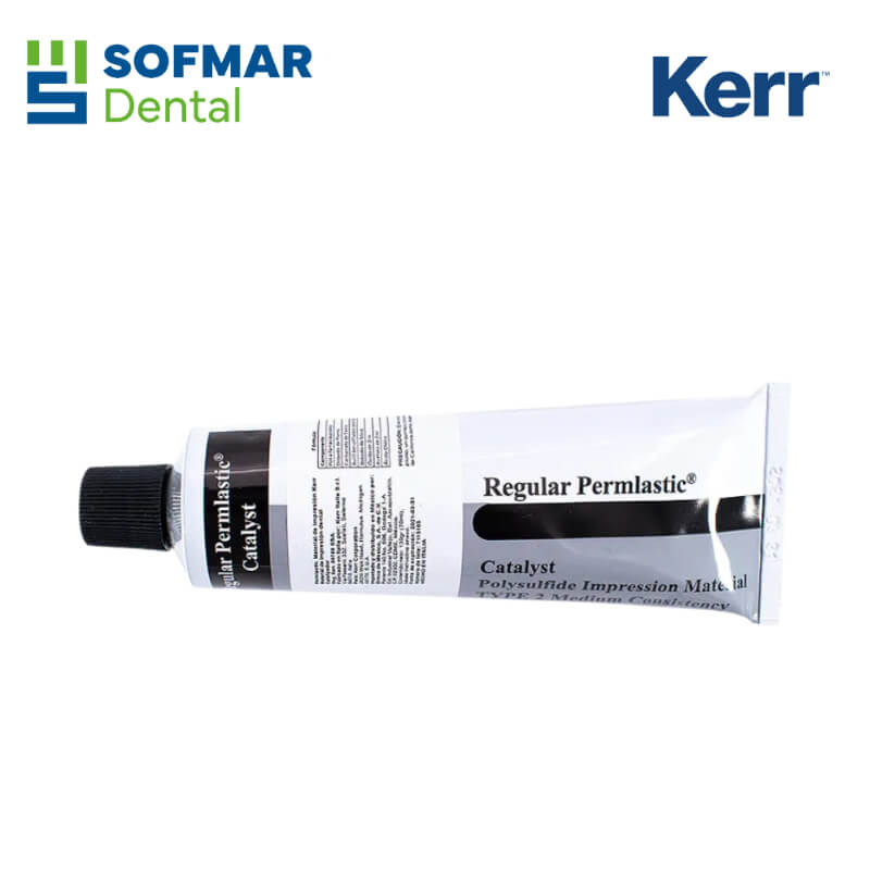 Permlastic Regular Kerr | Material de Impresión con Hule de Polisulfuro 130g + 90g | Detalle Superior para Dentaduras – Depósito Dental Sofmar