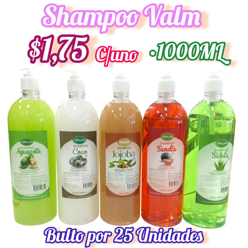 SHAMPOO VALM 1000 ML