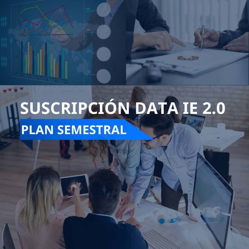 Suscripción Data IE 2.0 plan semestral | Inteligencia Empresarial