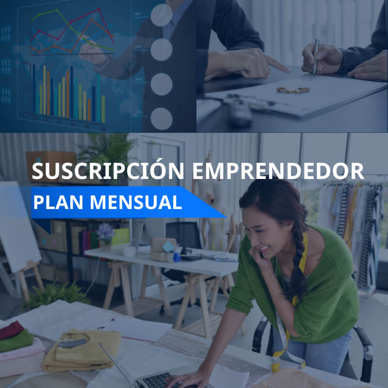 Suscripción Emprendedor plan mensual | Inteligencia Empresarial