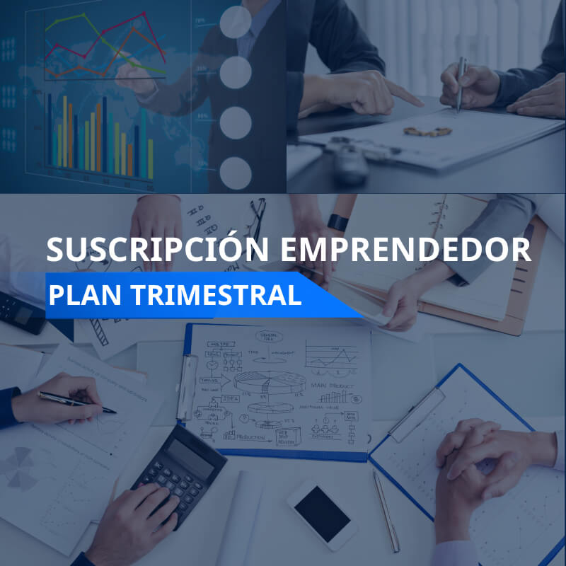 Suscripción Emprendedor plan trimestral | Inteligencia Empresarial