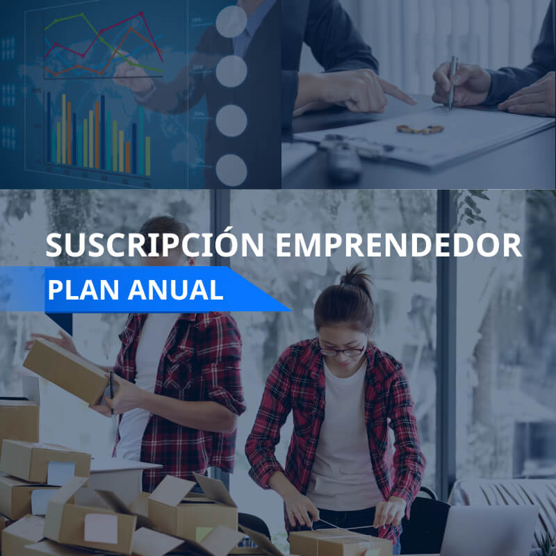 Suscripción Emprendedor plan anual | Inteligencia Empresarial
