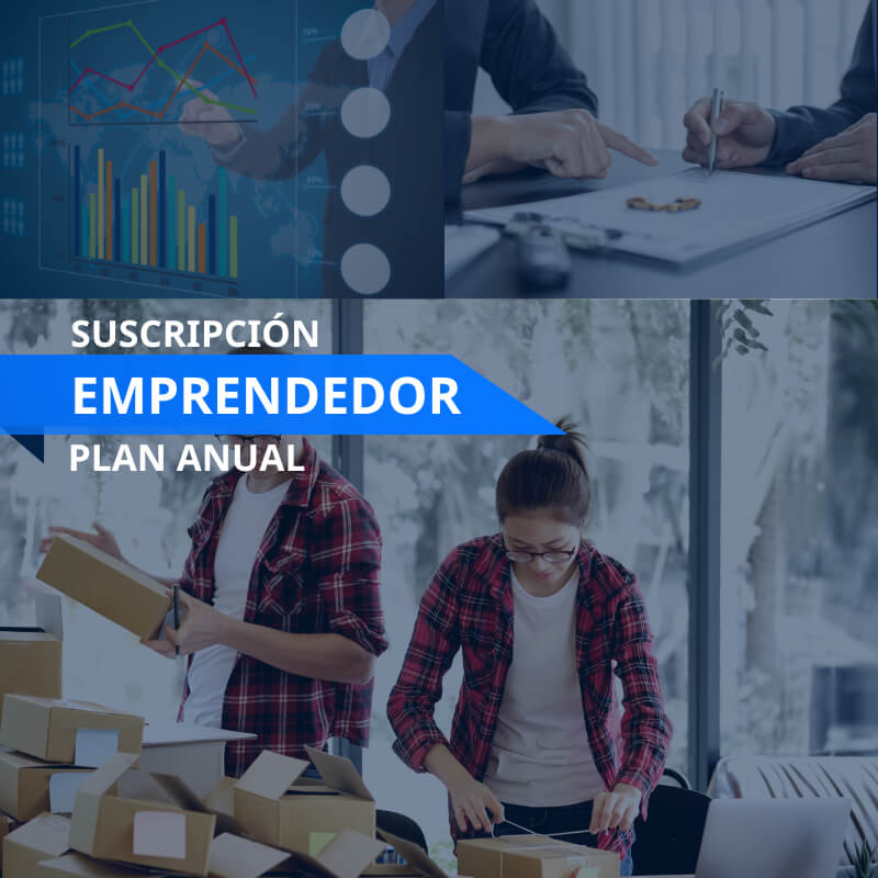 Suscripción Emprendedor plan anual | Inteligencia Empresarial
