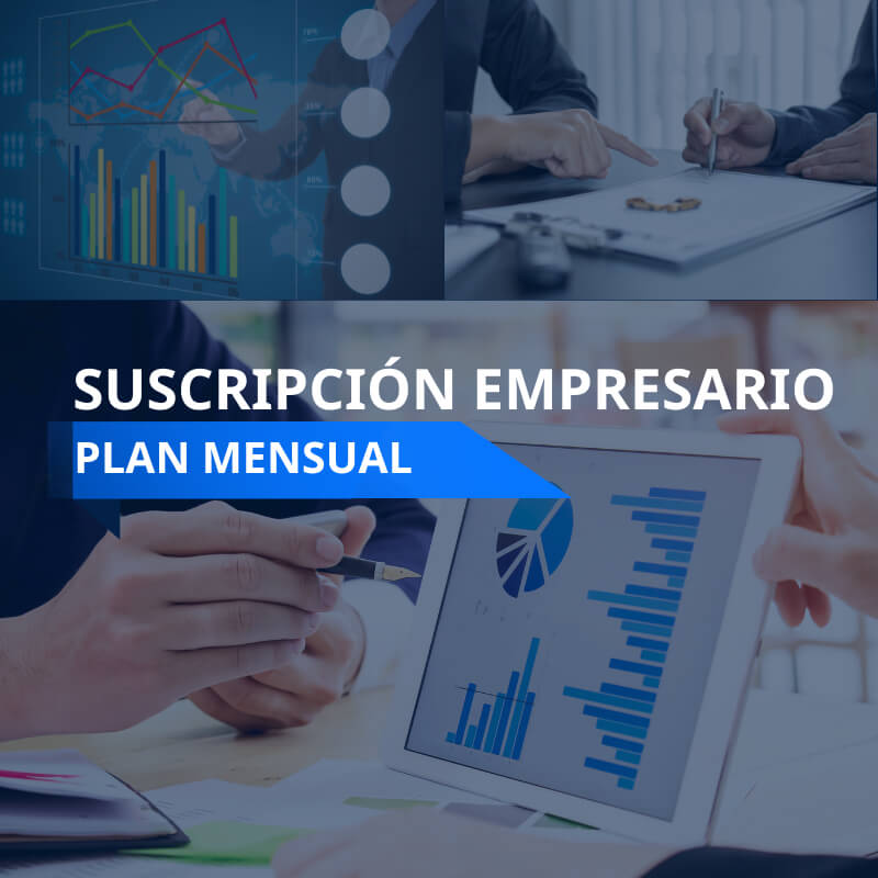 Suscripción Empresario plan mensual | Inteligencia Empresarial