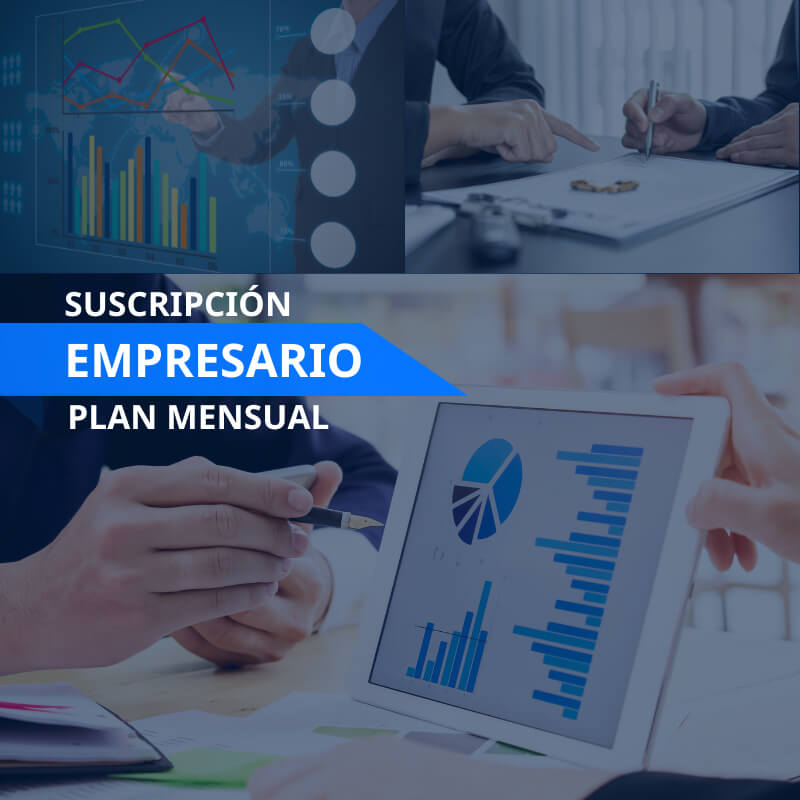 Suscripción Empresario plan mensual | Inteligencia Empresarial