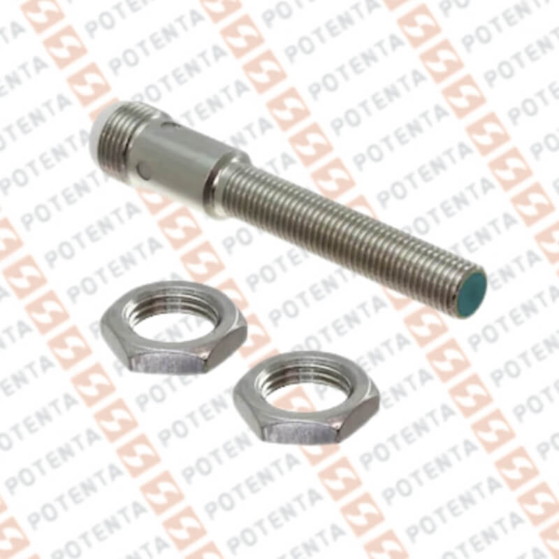 Sensor Inductivo, M8 metal, 2mm Ras, 10-30vdc, Pnp/no, con=m12-4p, ip67, P+F