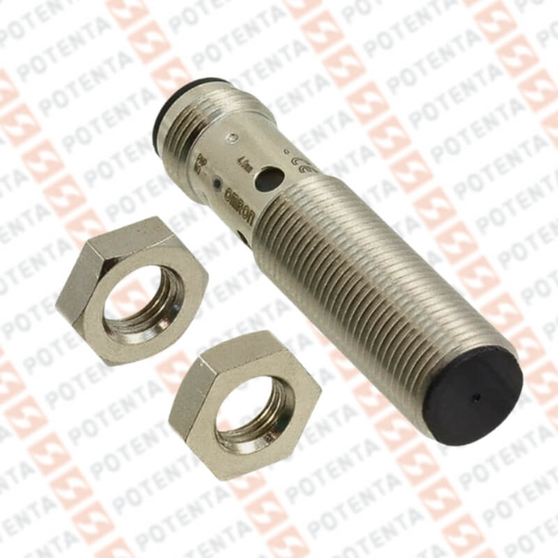 Sensor Inductivo, E2B M12 metal 4mm nRas, 10-30Vdc, Pnp/no, Con=m12-4p, ip67, Omron