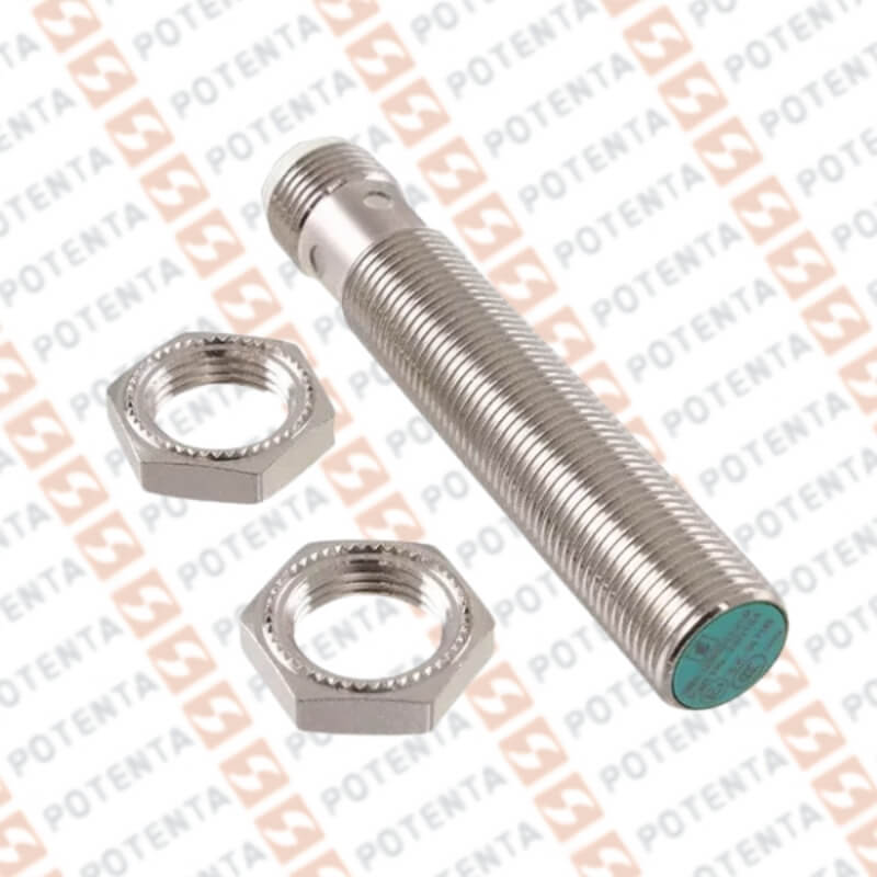 Sensor Inductivo, M12 metal, 4mm Ras, 10-30Vdc, Pnp/no, Con=m12-4p, ip68, P+F