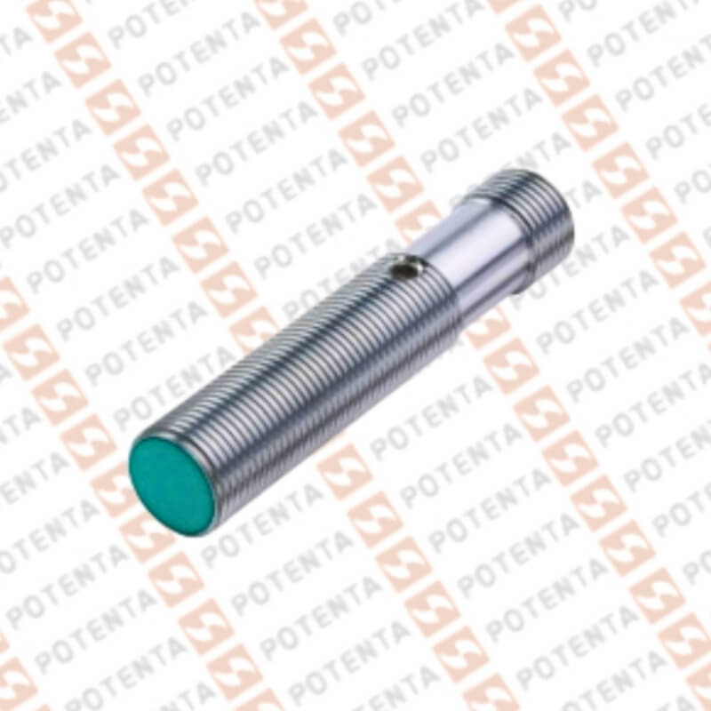 Sensor Inductivo, M12 metal, 8mm nRas, 10-30vdc, Pnp/no, Con=m12-4p, ip67, P+F