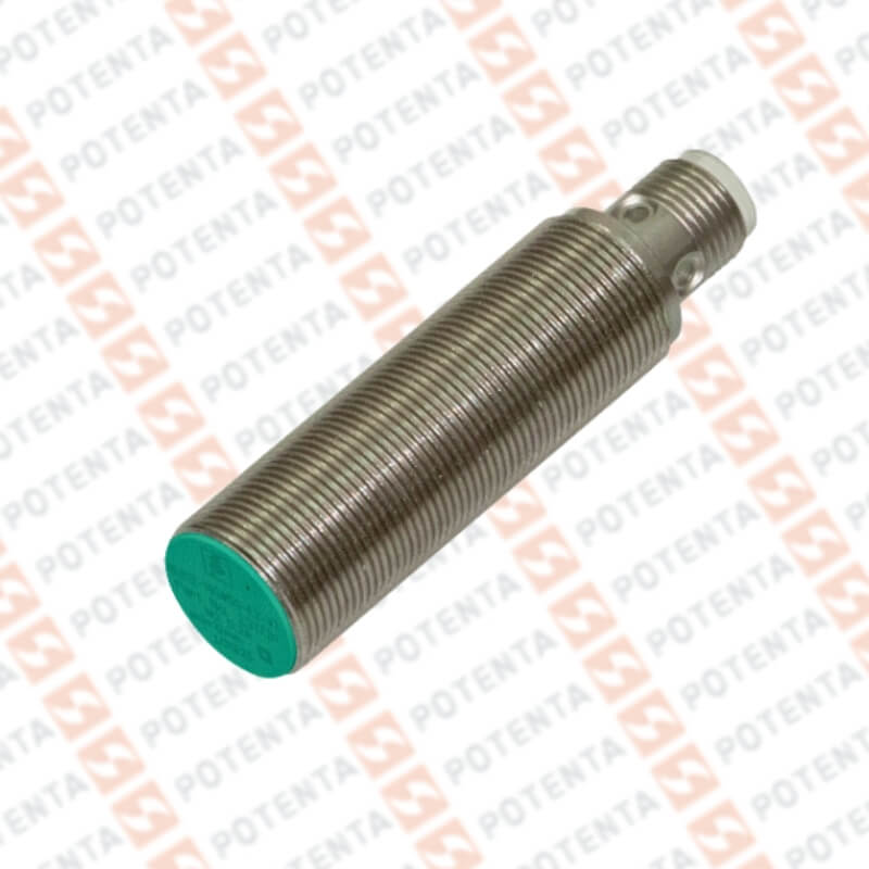 Inductivo, M18 metal, 12mm ras, 10-30vdc, Pnp/no, Con=m12-3p, ip67, P+F