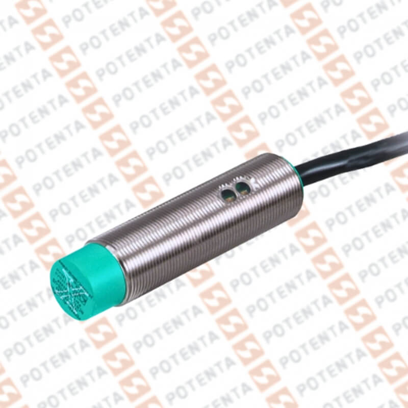 Sensor Inductivo, M18 metal, 15mm nRas, 20-250Vac/Vdc, no-2hilos, Cab=2m, ip67, P+F