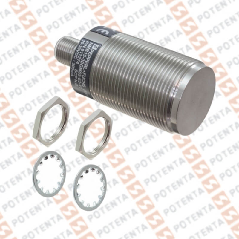 Sensor Inductivo, M30 inoxidable, 15mm Ras, 10-30vdc Pnp/no, Con=m12-4p, ip67, P+F