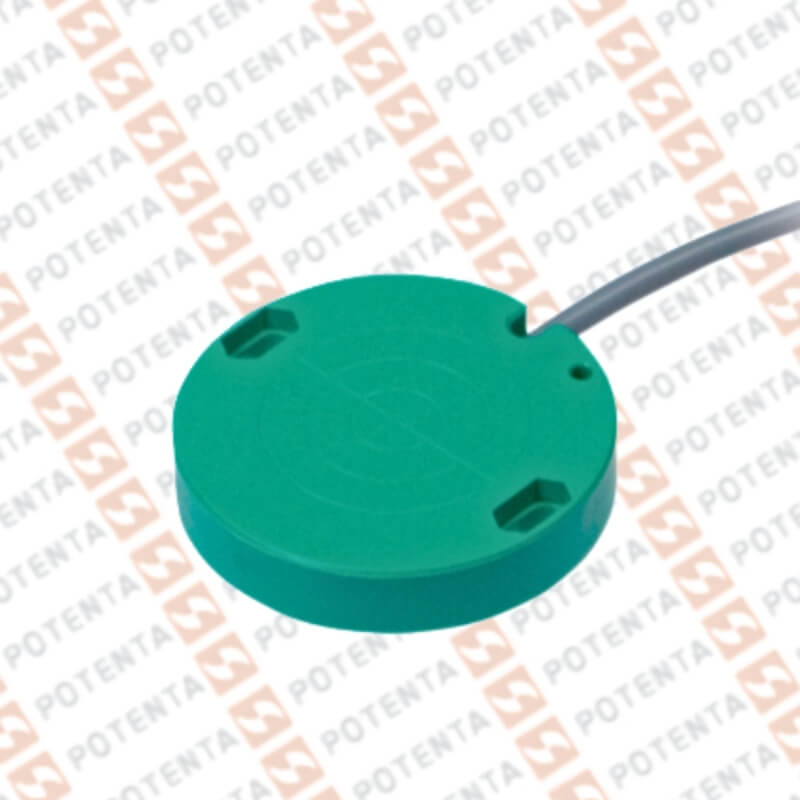 Sensor capacitivo, diametro 50mm, 30mm ras, 10-30Vdc, push-pull, Cab=2m, ip67, P+F