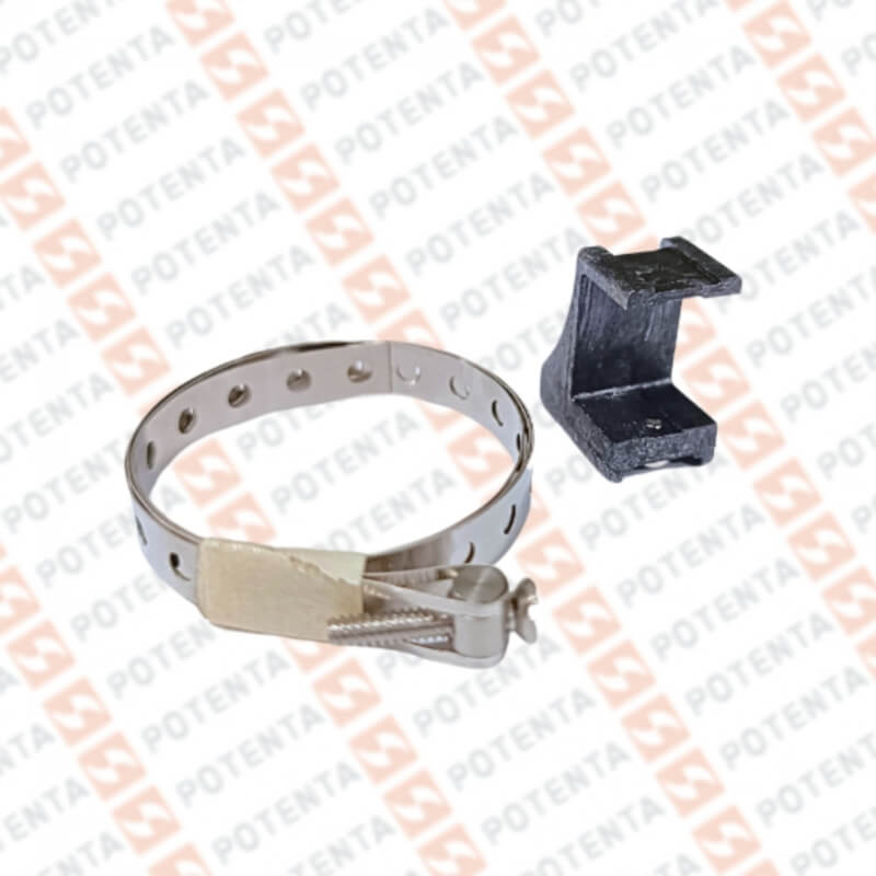 Accesorio pcsr, correa para cilindros redondos d=1.4 a 4plg, ajuste lateral, HTM