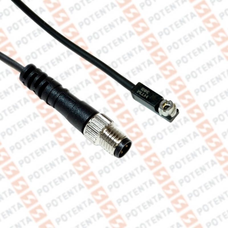 Sensor magnetico, cilindro tipo T, 24Vdc, Pnp/Npn-No, 30cm cable Con=m8-3p, ip67, HTM