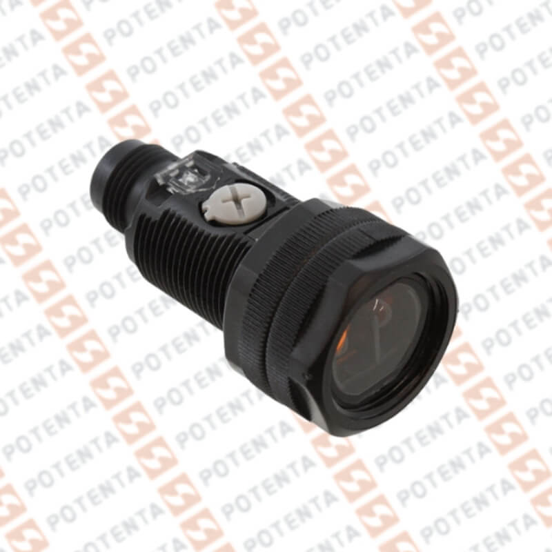 Sensor foto difuso M18 plastico, 1m, 10-30Vdc, npn/lo-do, Con=m12-4p, ip67, Omron