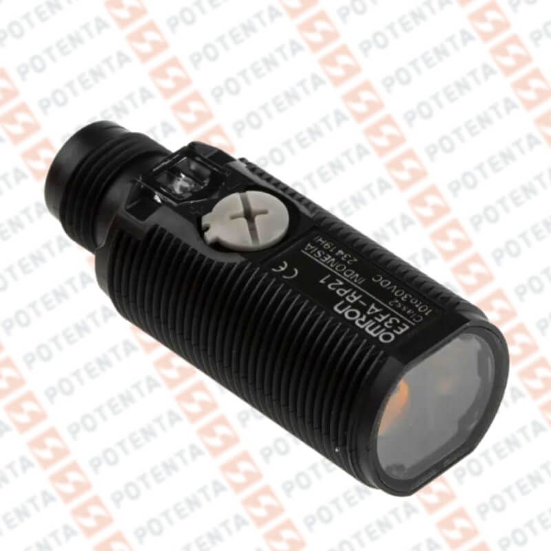Sensor foto reflex m18 plastico, 4m, 10-30Vdc, npn-no/nc, Con=m12-4p, ip67, Omron