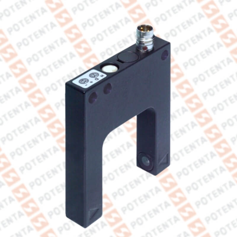 Sensor foto emi/rec, 30mm herradura, 10-30vdc Pnp/no, Con=m8-3p, ip67, P+F