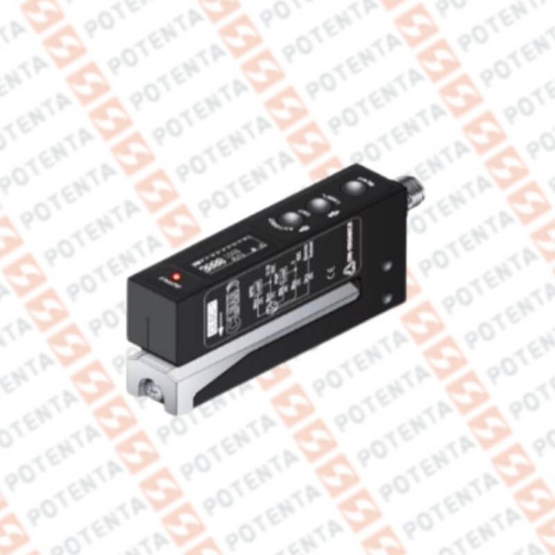 Ultrasonico t/herradura, p/etiquetas, 4mm, 10-30Vdc, push-pull, m12-5p, ip67, Tritronic
